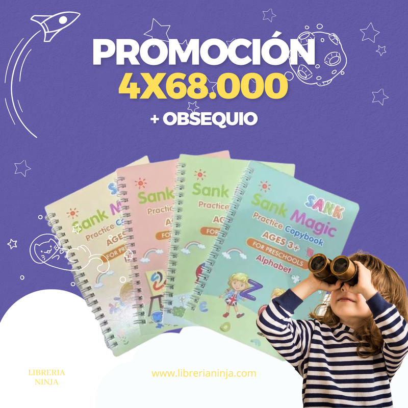 Libros De Caligrafia X 4